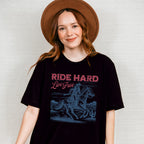 Ride Hard Live Free Design - Rodeo Unisex Crewneck T-Shirt Sweatshirt Hoodie