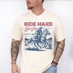 Ride Hard Live Free Design - Rodeo Unisex Crewneck T-Shirt Sweatshirt Hoodie