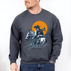 Retro Spirit Of West Design - Rodeo Unisex Crewneck T-Shirt Sweatshirt Hoodie