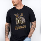 Wild Cowboy Extreme Rodeo Design - Rodeo Unisex Crewneck T-Shirt Sweatshirt Hoodie