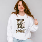 Wild Cowboy Extreme Rodeo Design - Rodeo Unisex Crewneck T-Shirt Sweatshirt Hoodie