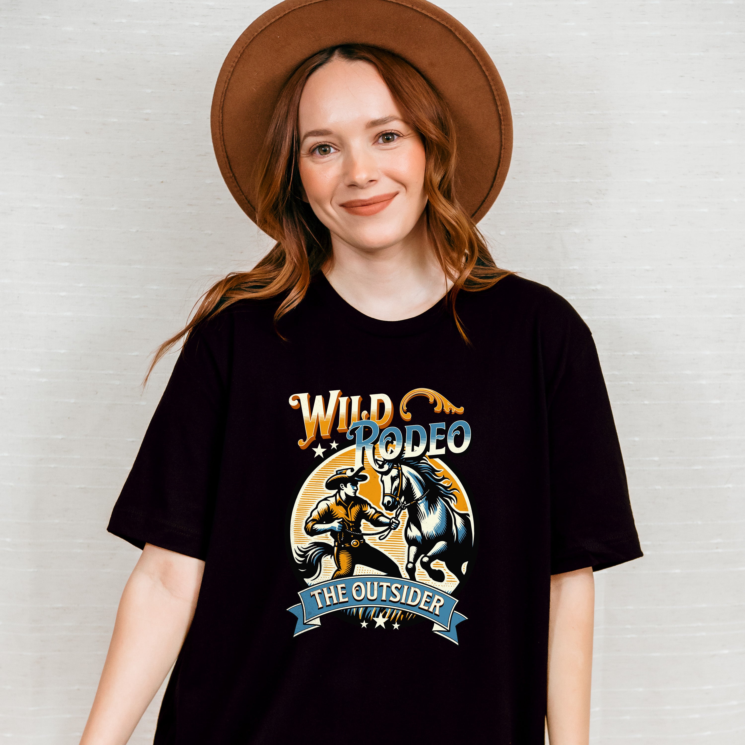 Wild Rodeo The Outsider Design - Rodeo Unisex Crewneck T-Shirt Sweatshirt Hoodie
