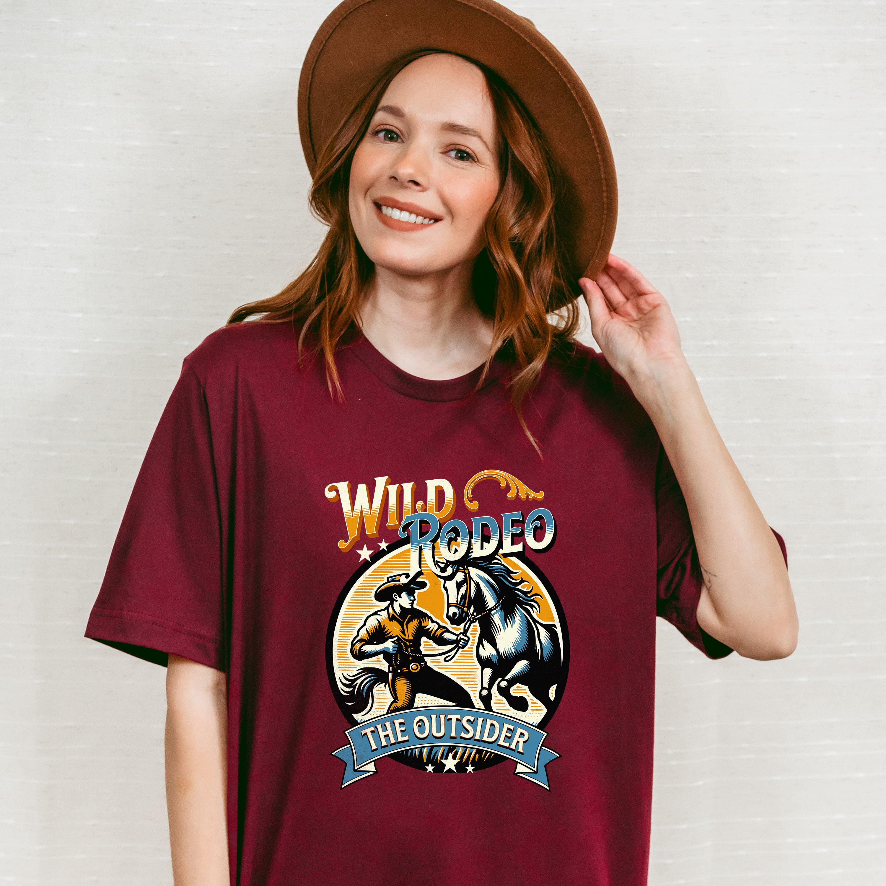 Wild Rodeo The Outsider Design - Rodeo Unisex Crewneck T-Shirt Sweatshirt Hoodie
