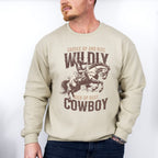 Saddle Up And Ride Wildly Kick Up Dust Cowboy Design - Rodeo Unisex Crewneck T-Shirt Sweatshirt Hoodie