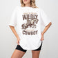 Saddle Up And Ride Wildly Kick Up Dust Cowboy Design - Rodeo Unisex Crewneck T-Shirt Sweatshirt Hoodie