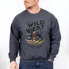 The Wild West Outdoor Apparel - Rodeo Unisex Crewneck T-Shirt Sweatshirt Hoodie