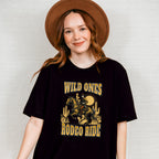 Wild Ones Rodeo Ride Design - Rodeo Unisex Crewneck T-Shirt Sweatshirt Hoodie