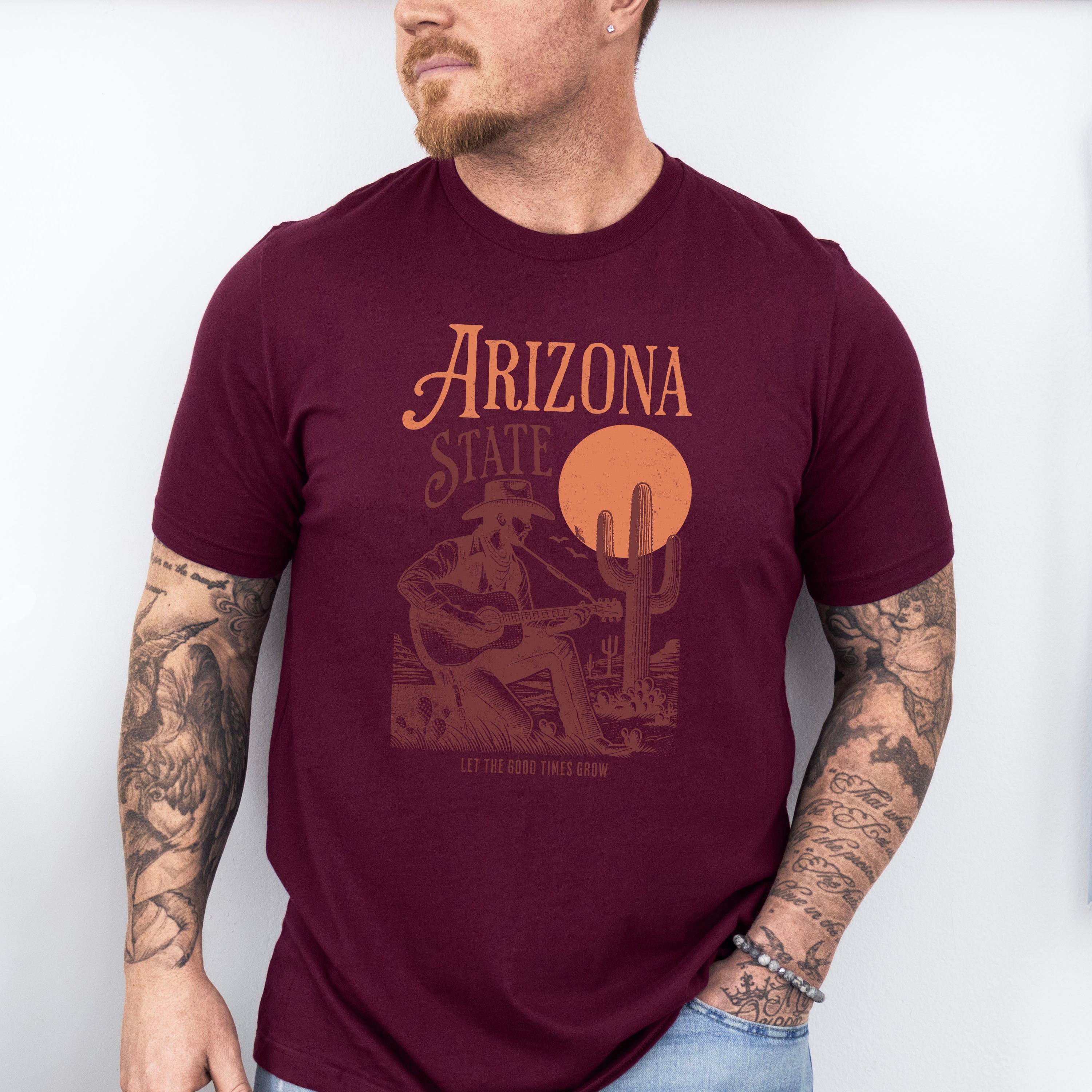 Arizona State Design - Rodeo Unisex Crewneck T-Shirt Sweatshirt Hoodie