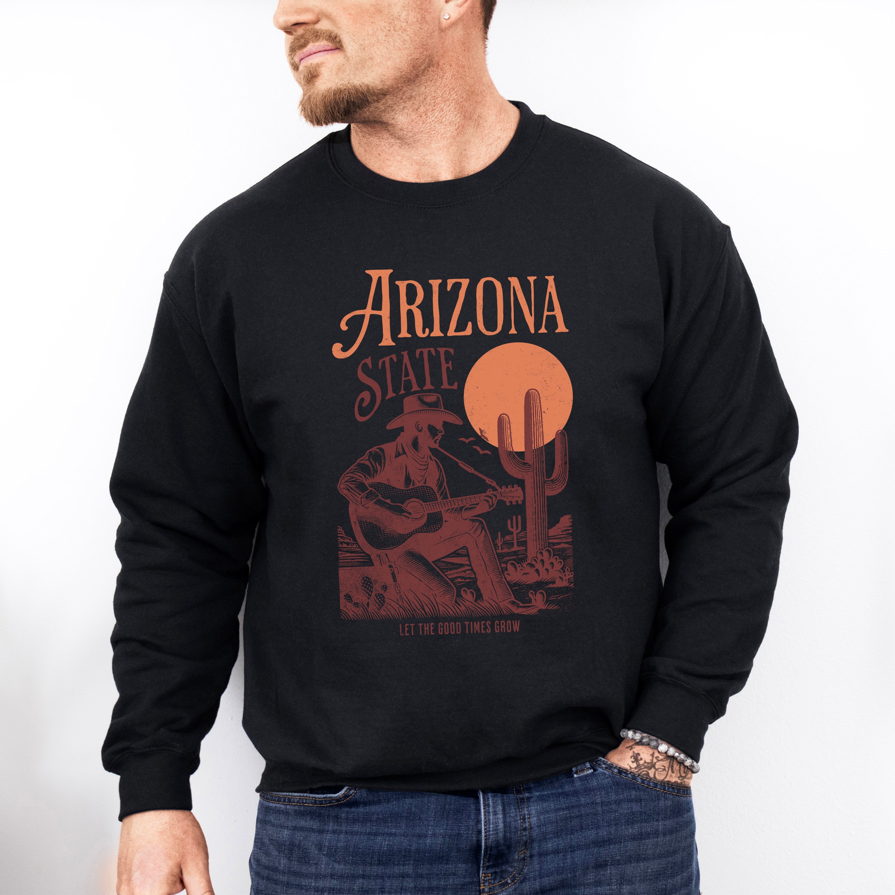 Arizona State Design - Rodeo Unisex Crewneck T-Shirt Sweatshirt Hoodie