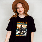 Bandits Of The West Design - Rodeo Unisex Crewneck T-Shirt Sweatshirt Hoodie