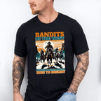 Bandits Of The West Design - Rodeo Unisex Crewneck T-Shirt Sweatshirt Hoodie