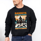 Bandits Of The West Design - Rodeo Unisex Crewneck T-Shirt Sweatshirt Hoodie