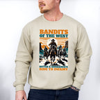 Bandits Of The West Design - Rodeo Unisex Crewneck T-Shirt Sweatshirt Hoodie