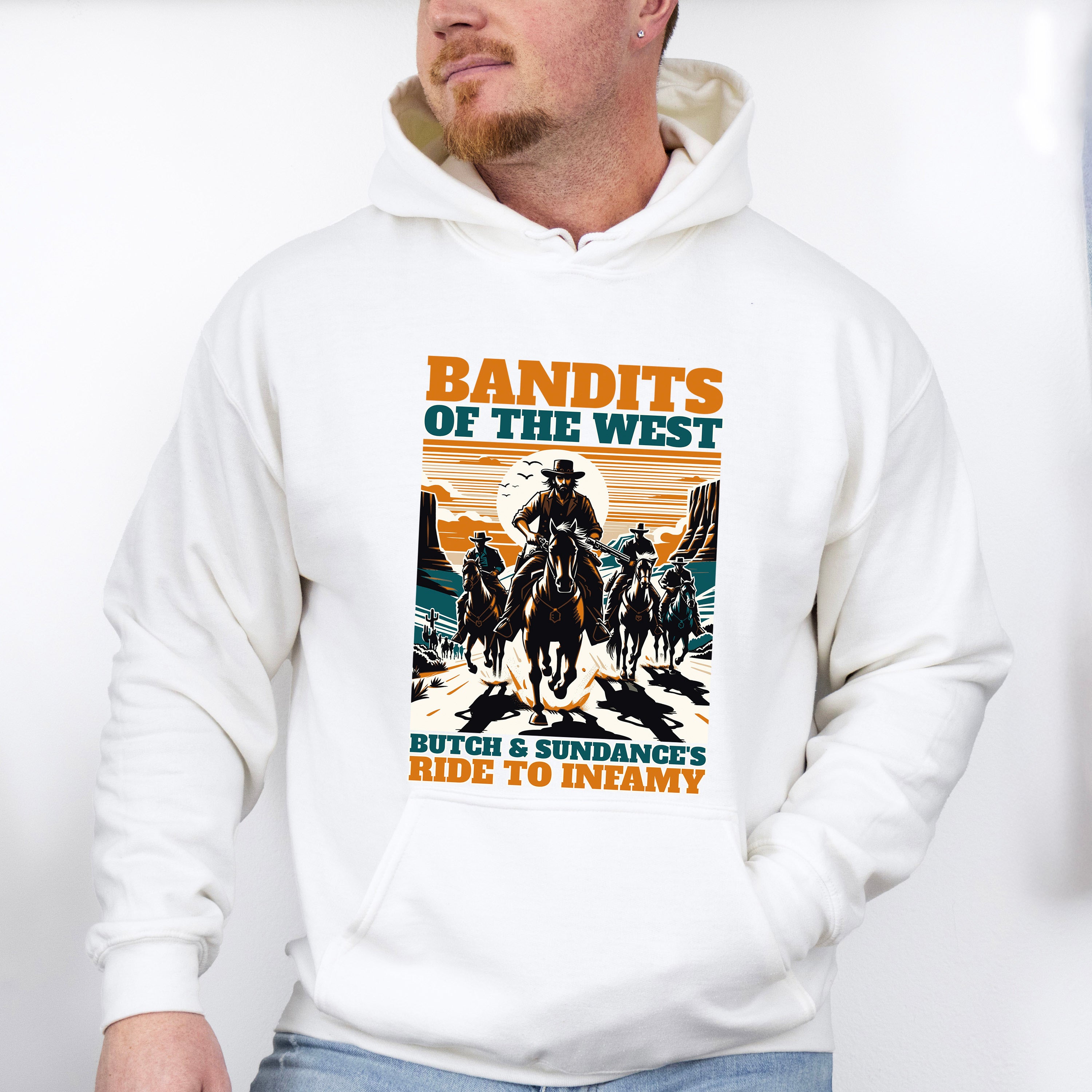 Bandits Of The West Design - Rodeo Unisex Crewneck T-Shirt Sweatshirt Hoodie