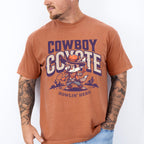 Cowboy Coyote Howlin Hero Design - Rodeo Unisex Crewneck T-Shirt Sweatshirt Hoodie