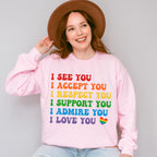 I Respect You - LGBTQ Theme Unisex Crewneck T-Shirt Sweatshirt Hoodie