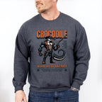 Crocodile Wild West Sheriff Design - Rodeo Unisex Crewneck T-Shirt Sweatshirt Hoodie