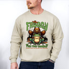 Froggy The Tiny Cowboy Design - Rodeo Unisex Crewneck T-Shirt Sweatshirt Hoodie