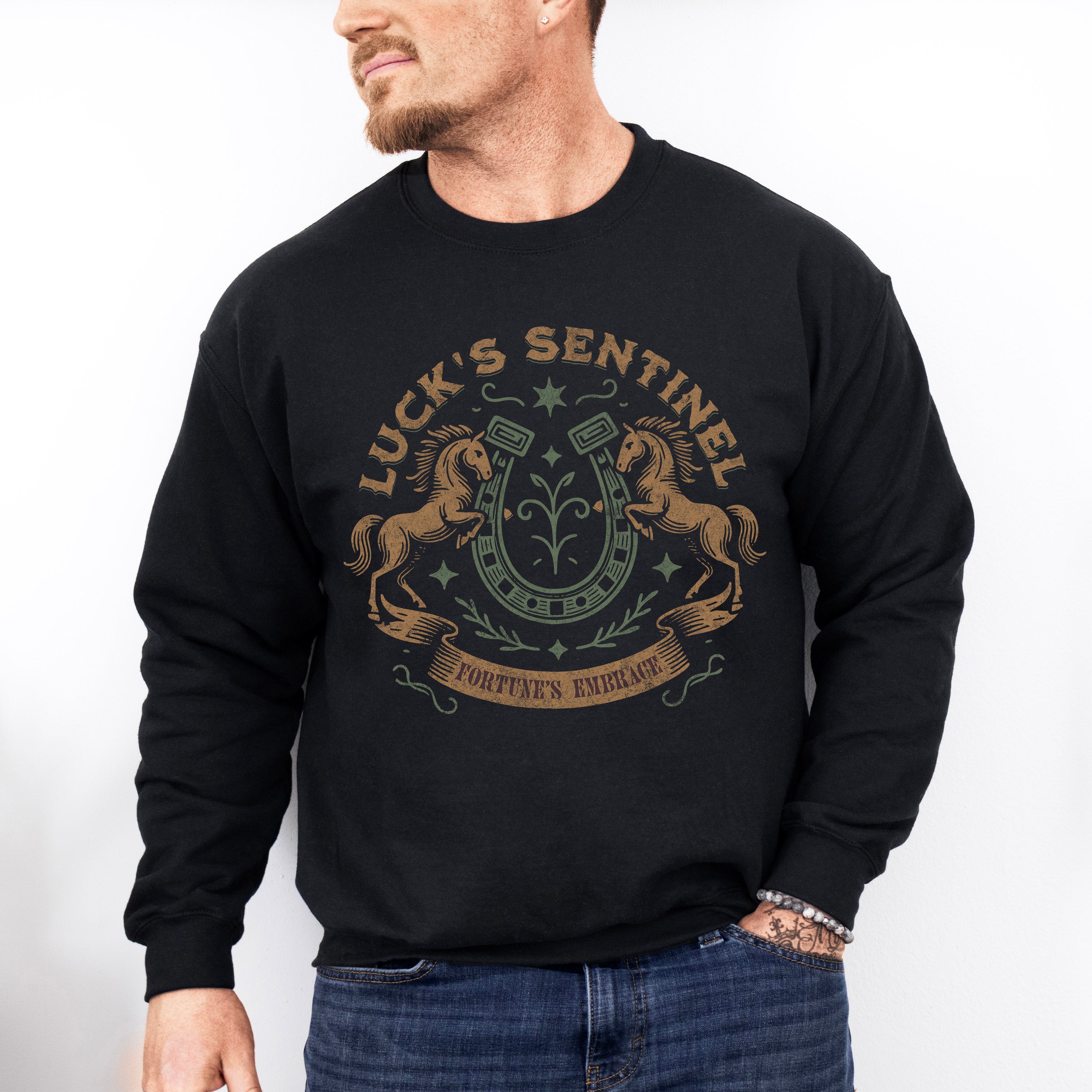 Luck's Sentinel Design - Rodeo Unisex Crewneck T-Shirt Sweatshirt Hoodie