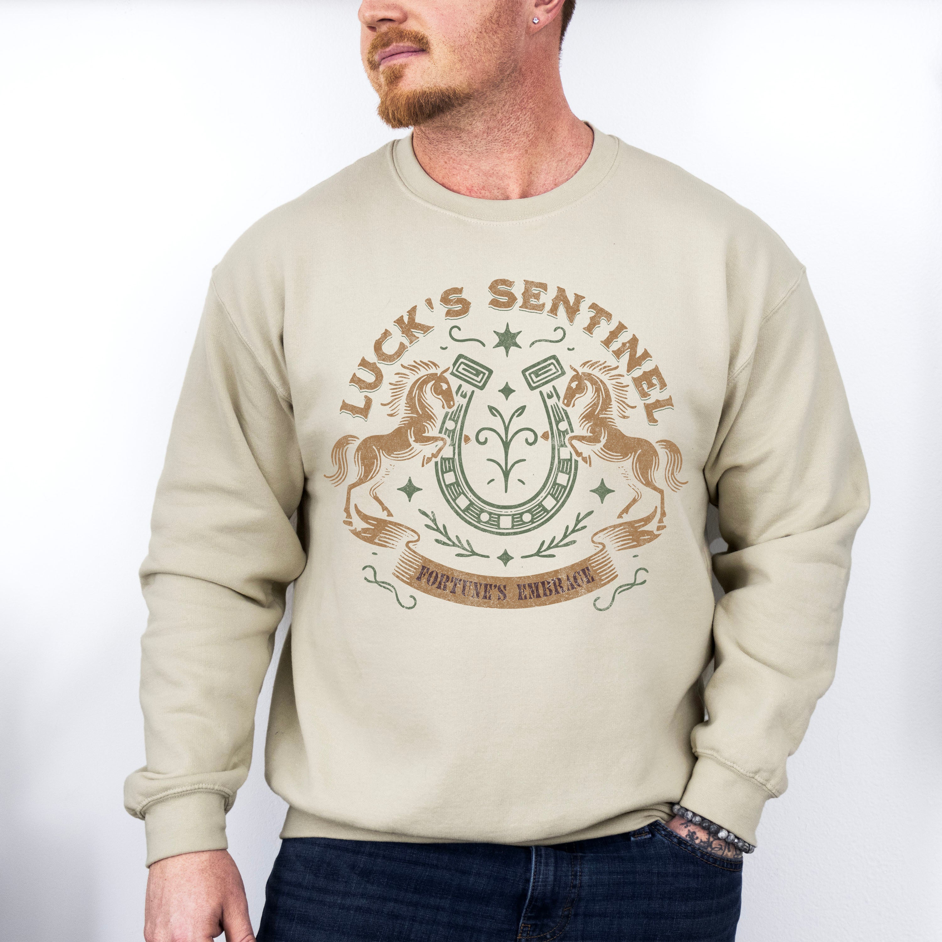 Luck's Sentinel Design - Rodeo Unisex Crewneck T-Shirt Sweatshirt Hoodie