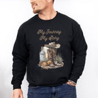 My Journey My Stary Design - Rodeo Unisex Crewneck T-Shirt Sweatshirt Hoodie