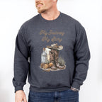 My Journey My Stary Design - Rodeo Unisex Crewneck T-Shirt Sweatshirt Hoodie