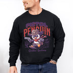 Pistol Penguin Chillin Outlaw Design - Rodeo Unisex Crewneck T-Shirt Sweatshirt Hoodie