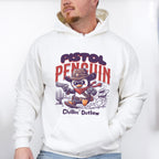 Pistol Penguin Chillin Outlaw Design - Rodeo Unisex Crewneck T-Shirt Sweatshirt Hoodie