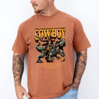 The Prehistoric Wild West Cowboy Design - Rodeo Unisex Crewneck T-Shirt Sweatshirt Hoodie