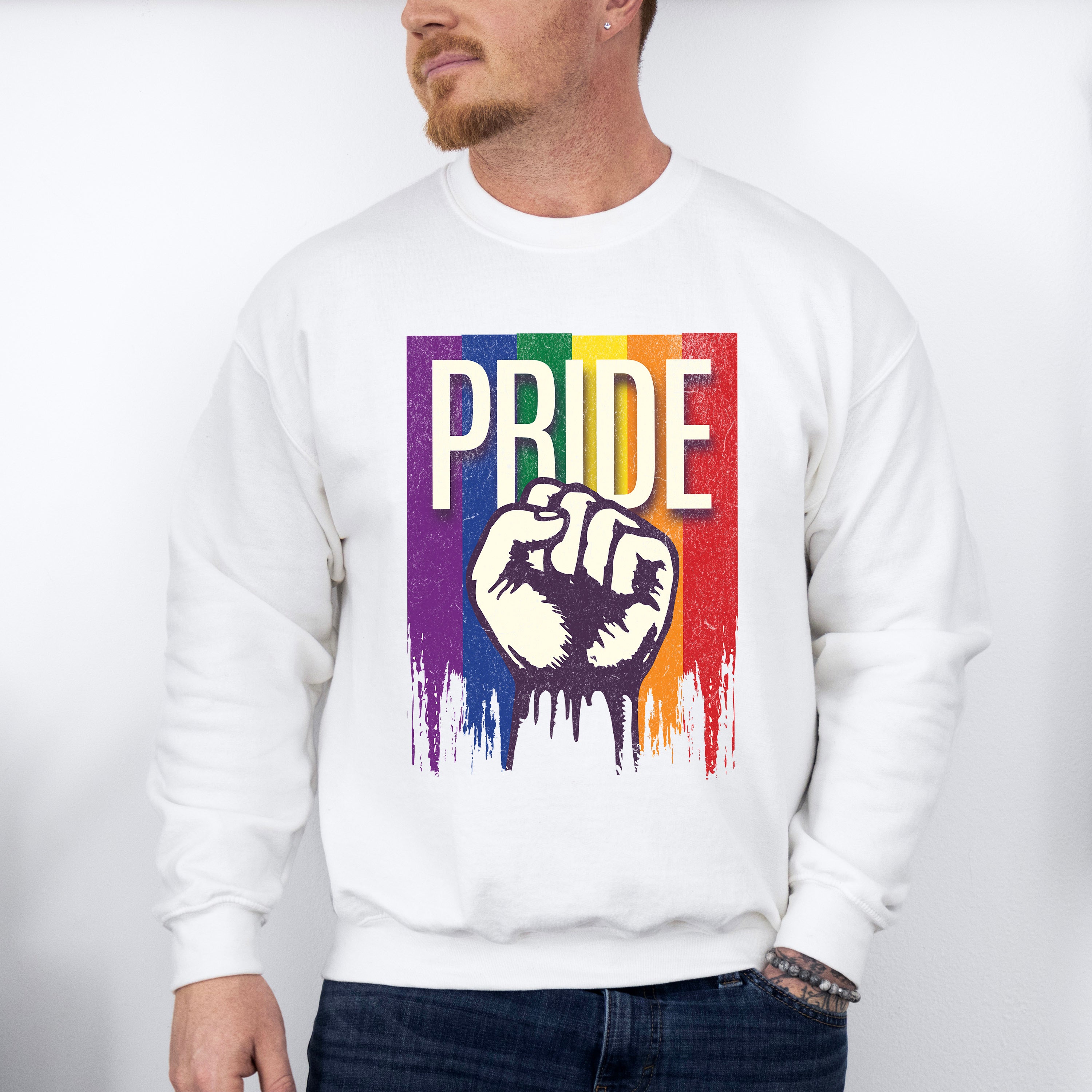 Pride Month Design - LGBTQ Theme Unisex Crewneck T-Shirt Sweatshirt Hoodie