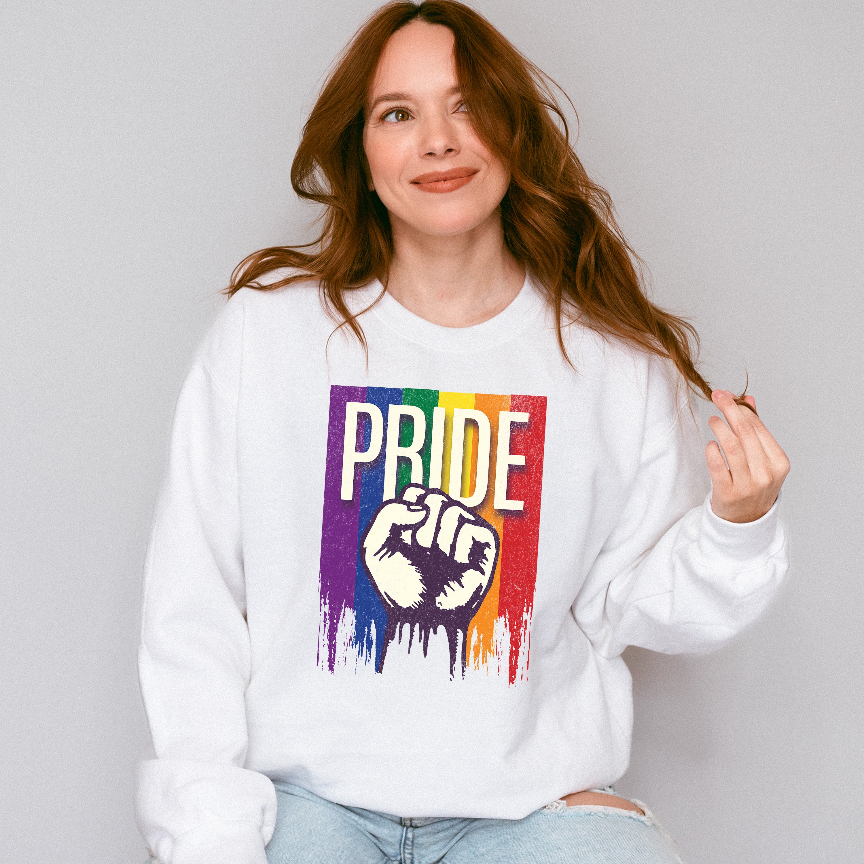 Pride Month Design - LGBTQ Theme Unisex Crewneck T-Shirt Sweatshirt Hoodie