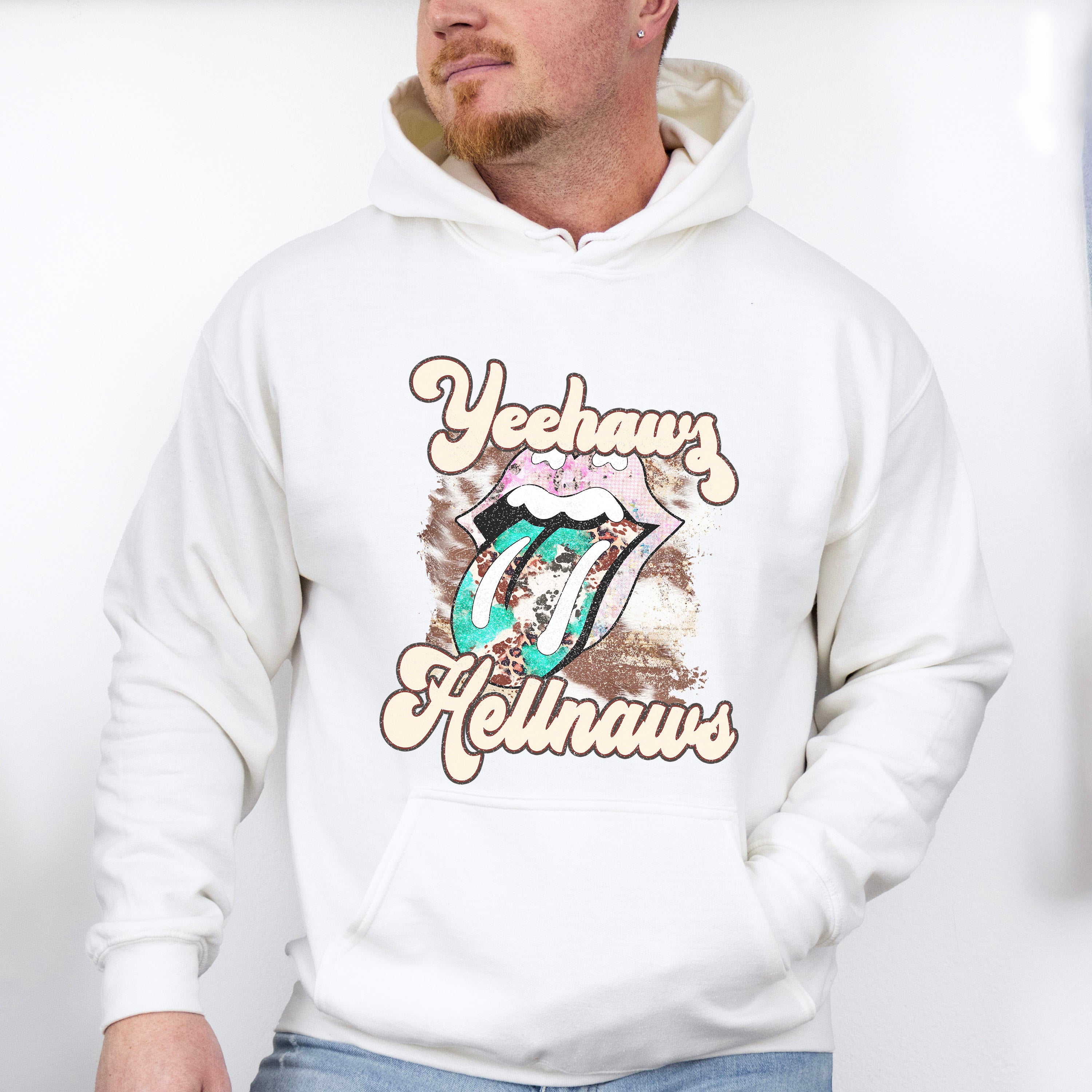 Yeehawy Design - Western Unisex Crewneck T-Shirt Sweatshirt Hoodie