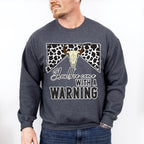 Should've Come With Warning Design - Western Unisex Crewneck T-Shirt Sweatshirt Hoodie