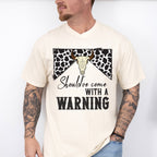 Should've Come With Warning Design - Western Unisex Crewneck T-Shirt Sweatshirt Hoodie