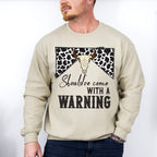 Should've Come With Warning Design - Western Unisex Crewneck T-Shirt Sweatshirt Hoodie