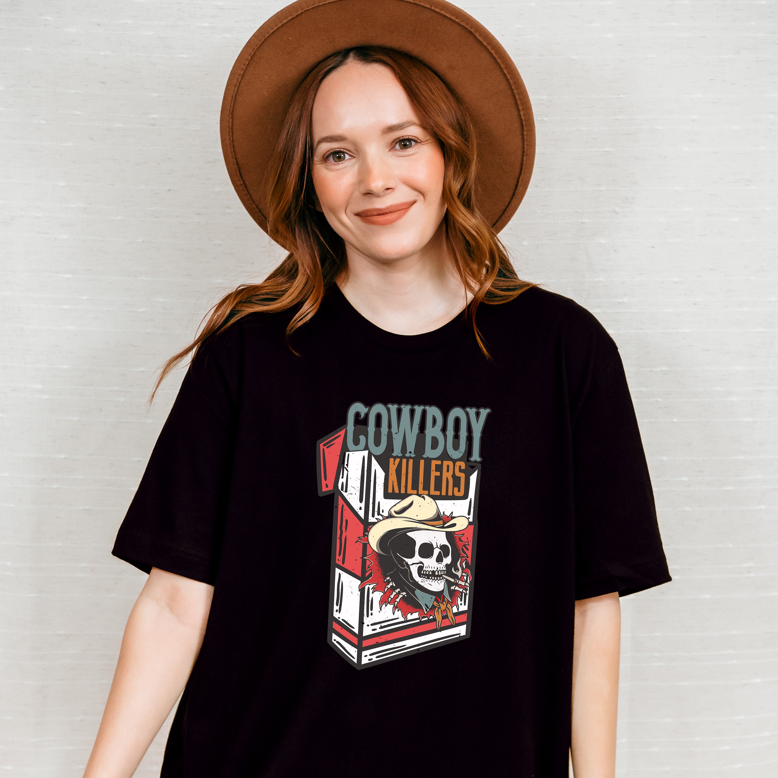 Cowboy Killers Design - Western Unisex Crewneck T-Shirt Sweatshirt Hoodie