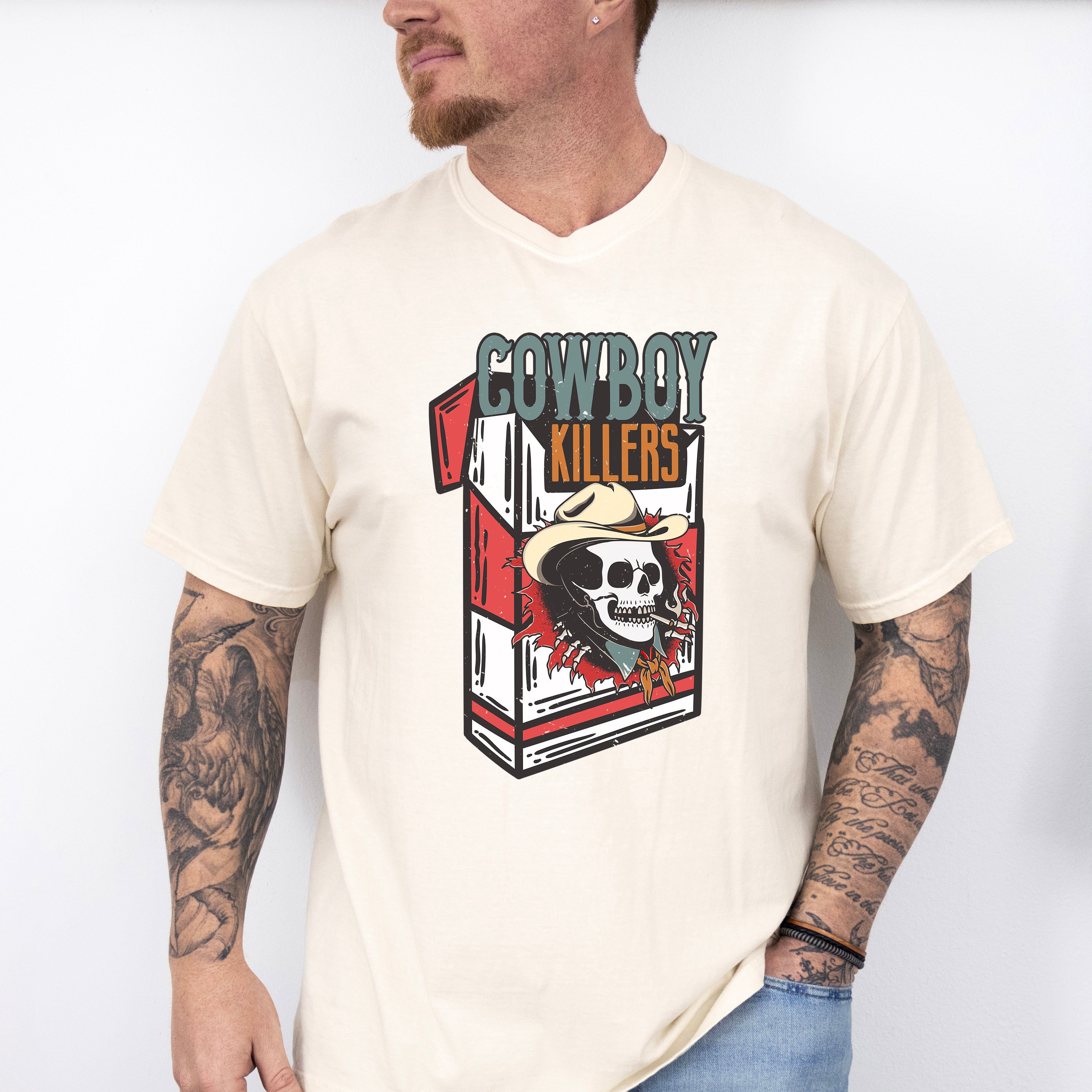 Cowboy Killers Design - Western Unisex Crewneck T-Shirt Sweatshirt Hoodie