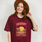Desert Drifter Design - Western Unisex Crewneck T-Shirt Sweatshirt Hoodie