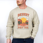 Desert Drifter Design - Western Unisex Crewneck T-Shirt Sweatshirt Hoodie