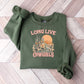 Long Live Cowgirls Design - Western Unisex Crewneck T-Shirt Sweatshirt Hoodie