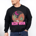 Neon Moon Western Design - Western Unisex Crewneck T-Shirt Sweatshirt Hoodie