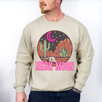 Neon Moon Western Design - Western Unisex Crewneck T-Shirt Sweatshirt Hoodie