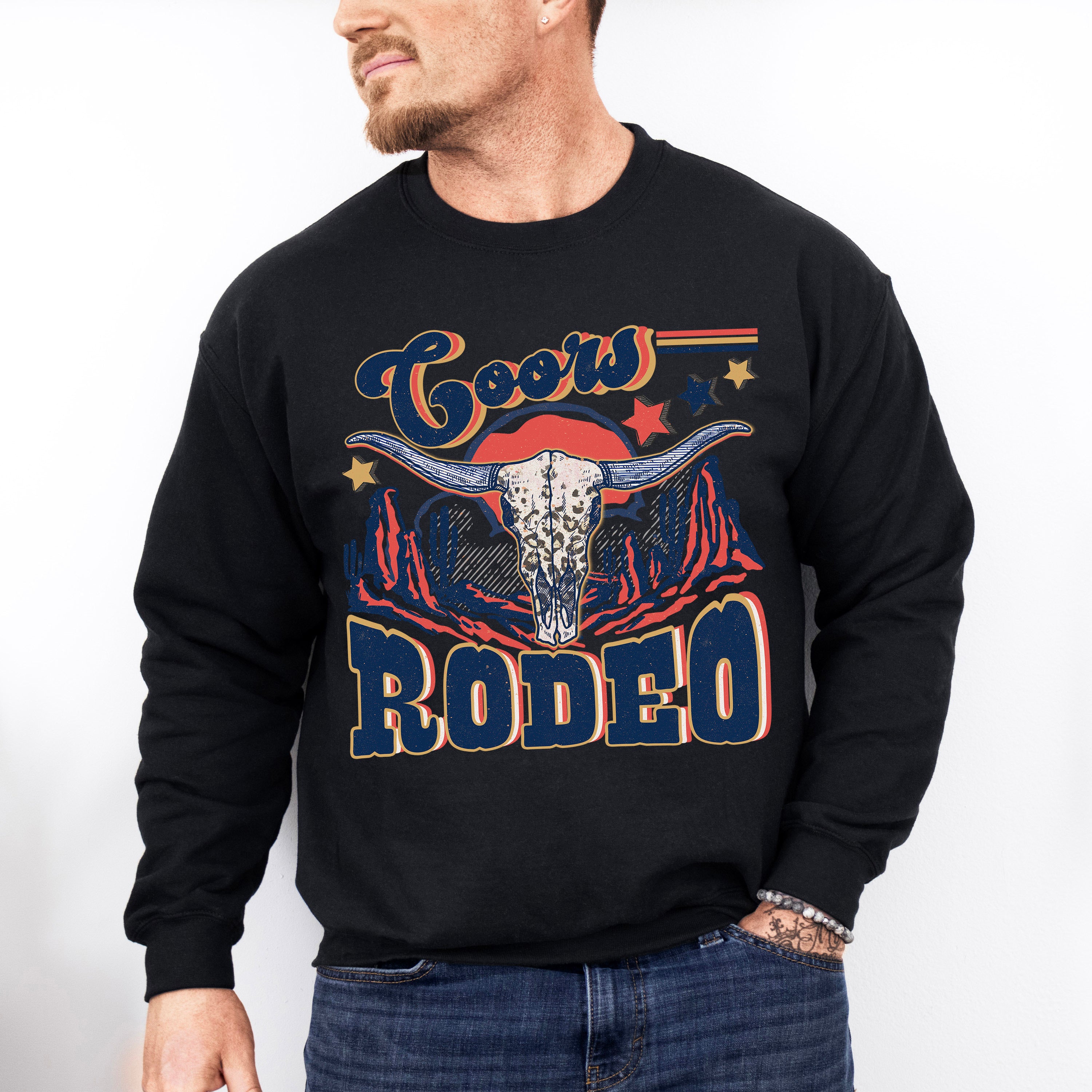 Coors Rodeo Design - Western Unisex Crewneck T-Shirt Sweatshirt Hoodie