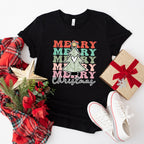 Merry Christmas Tree Heart - Christmas Unisex Crewneck T-Shirt Sweatshirt Hoodie