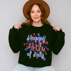 Happy 4Th Of July Firework 4Th Of July Unisex Crewneck T-Shirt Sweatshirt Hoodie