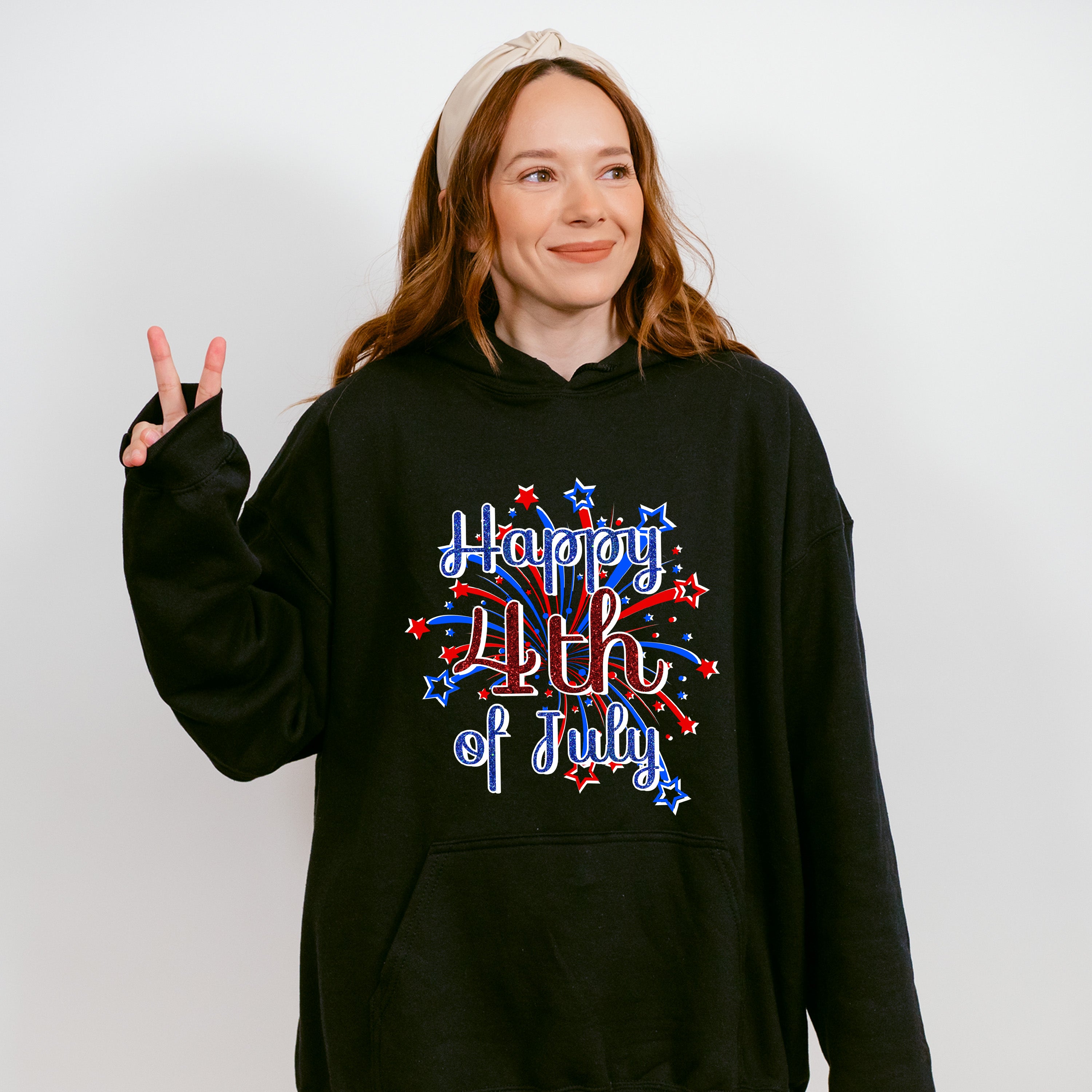 Happy 4Th Of July Firework 4Th Of July Unisex Crewneck T-Shirt Sweatshirt Hoodie