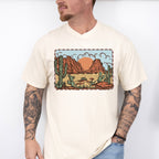 Suns Cactus Design - Western Unisex Crewneck T-Shirt Sweatshirt Hoodie