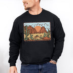 Suns Cactus Design - Western Unisex Crewneck T-Shirt Sweatshirt Hoodie