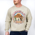 Amarillo By Morning Design - Western Unisex Crewneck T-Shirt Sweatshirt Hoodie