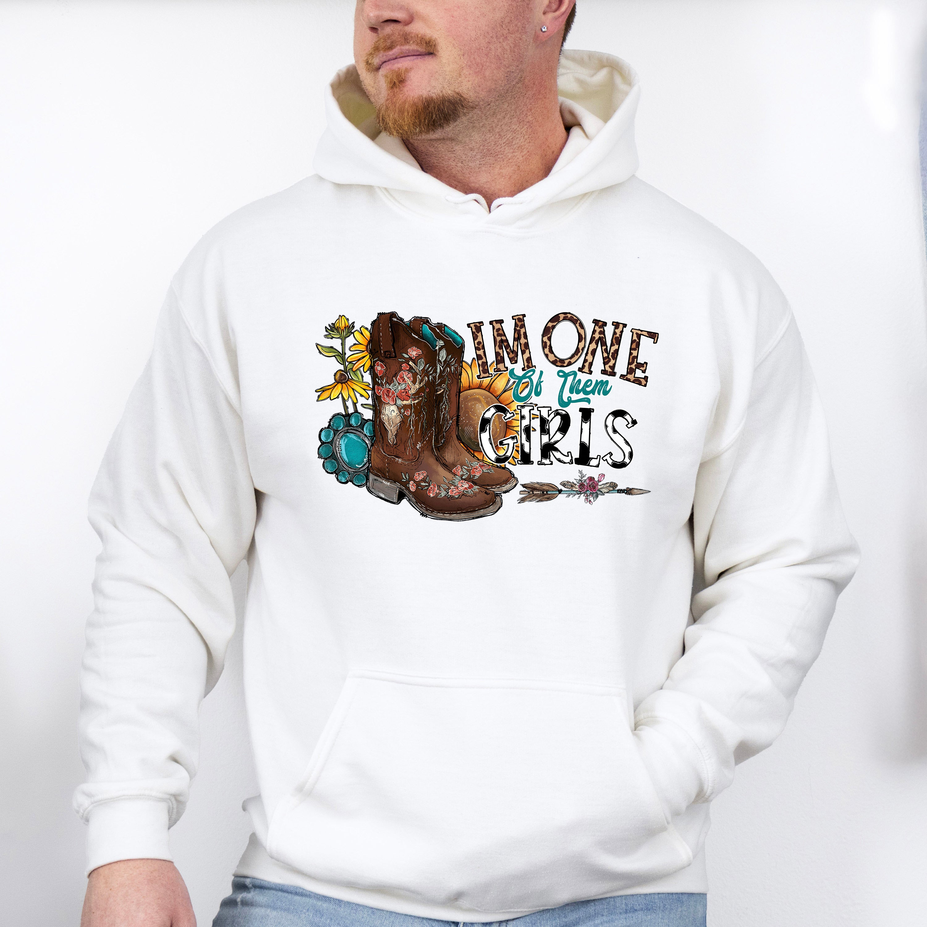 I'm One Of Them Girls  Design - Western Unisex Crewneck T-Shirt Sweatshirt Hoodie